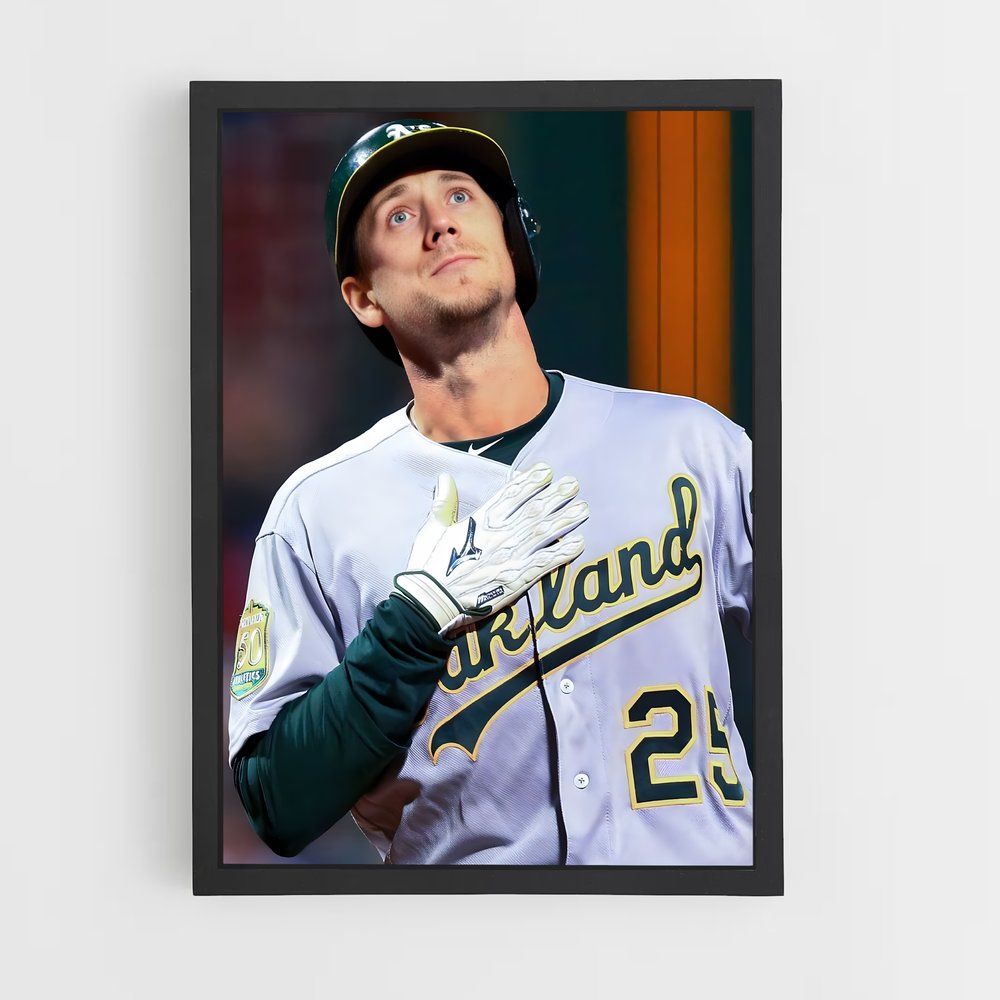 Poster Stephen le Lanceur – affiche Baseball (vue 2)